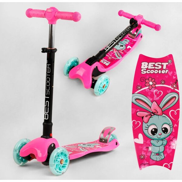 

Самокат Best Scooter MAXI Black-Pink (L-7147)