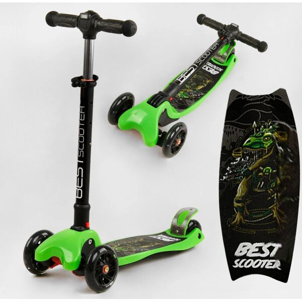 

Самокат Best Scooter MAXI Black-Green (L-6503)
