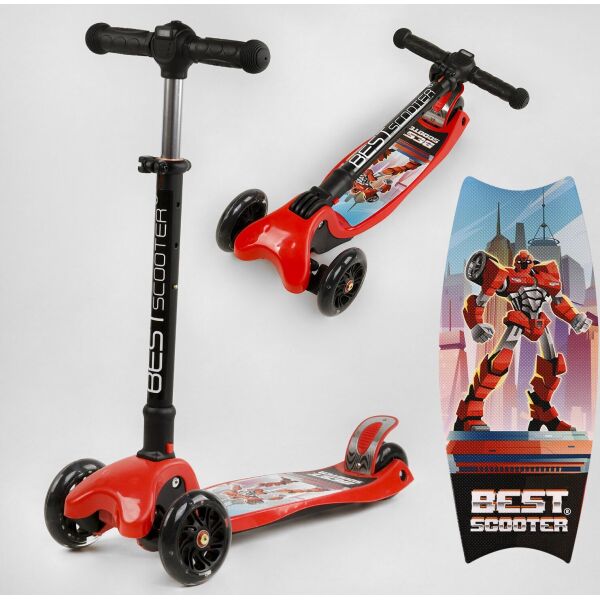 

Самокат Best Scooter MAXI Black-Red (L-9658)