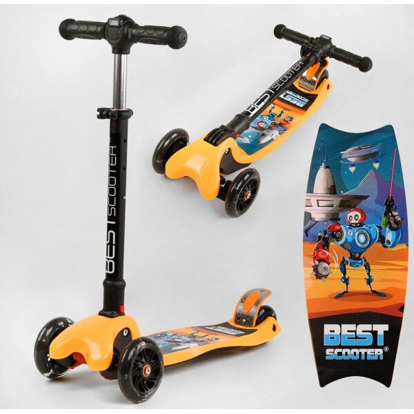 

Самокат Best Scooter MAXI Black-Orange (L-1488)
