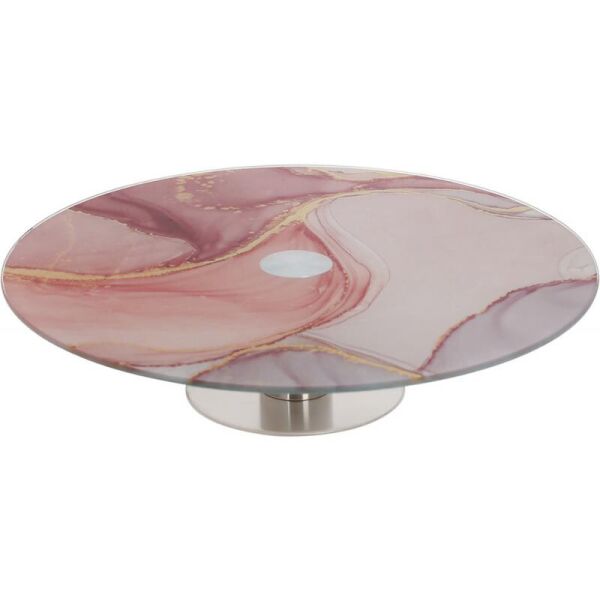 

Вращающееся блюдо для сервировки Rose Quartz стеклянное 30 см Bona 116461-BR-547