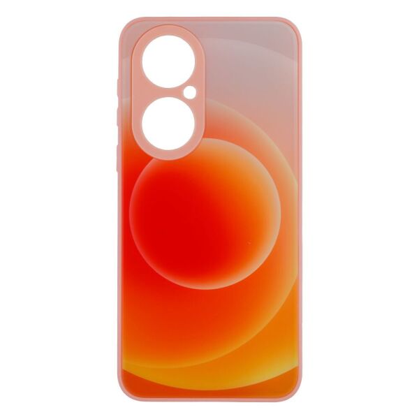 

Чехол-накладка Glass TPU Prism Circles для Huawei P50 1, Orange-Yellow