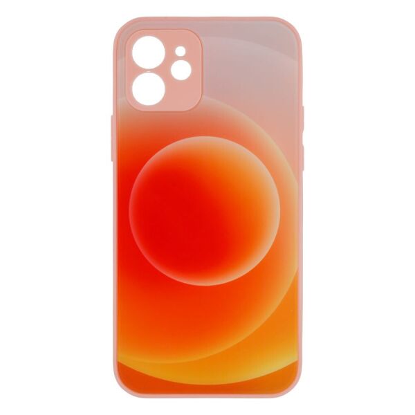 

Чехол-накладка Glass TPU Prism Circles для Apple iPhone 12 1, Orange-Yellow