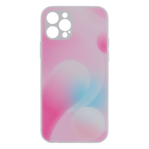 

Чехол-накладка Glass TPU Prism Circles для Apple iPhone 12 Pro 4, Pink-Lilac