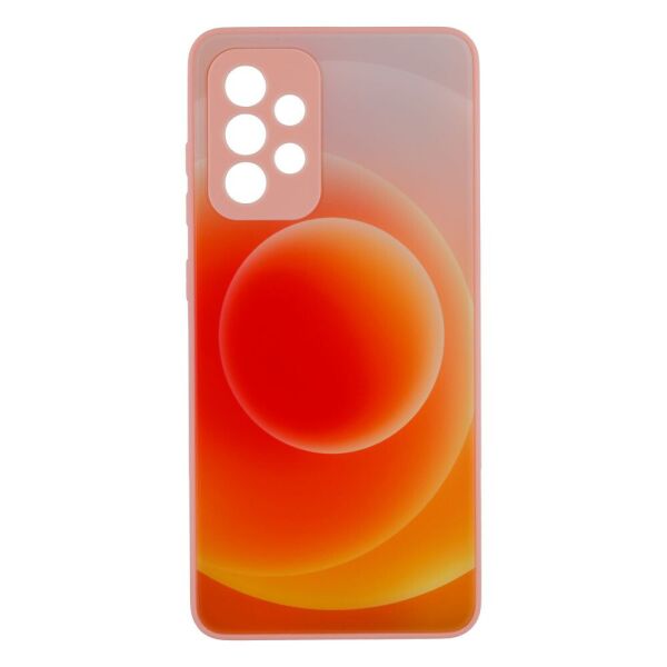 

Чехол-накладка Glass TPU Prism Circles для Samsung Galaxy A52 4G 1, Orange-Yellow