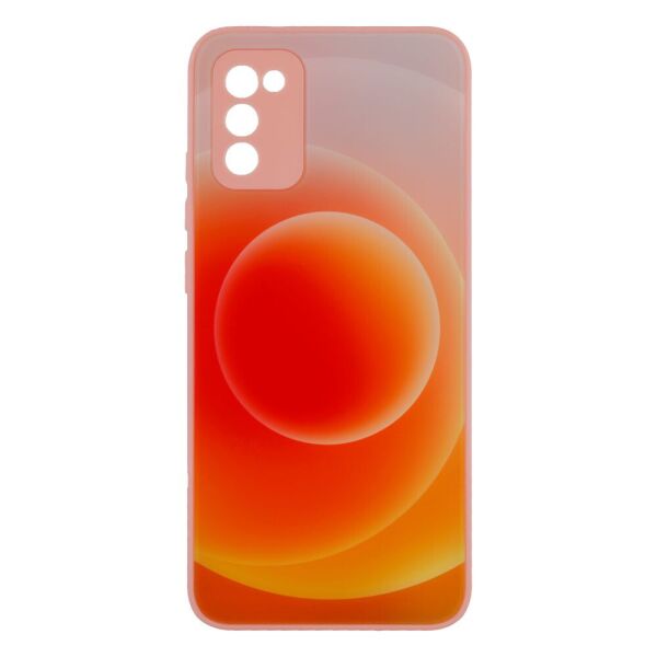 

Чехол-накладка Glass TPU Prism Circles для Samsung Galaxy A02s 1, Orange-Yellow