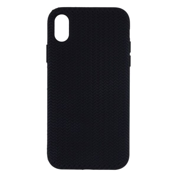 

Чехол-накладка Silicone Knitted для Apple Iphone XR 4, Black