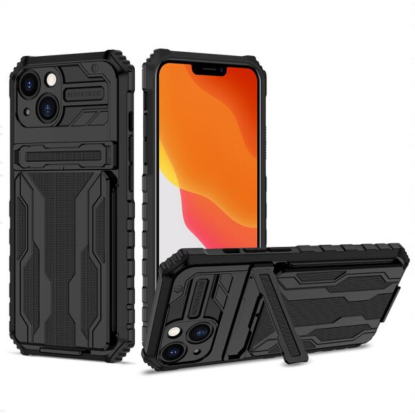 

Чехол-накладка Ricco Armor Card Case для Apple iPhone 13 Black