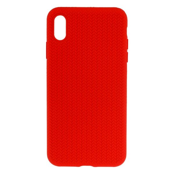 

Чехол-накладка Silicone Knitted для Apple Iphone Xs Max 6, Red