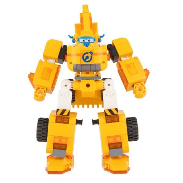 

Super Wings Конструктор-трансформер Small Blocks 2-in-1 Buildable Transforming Vehicle Donnie, Донни