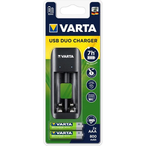 

Зарядное устройство VARTA Value USB Duo Charger+2xAAA 800mAh