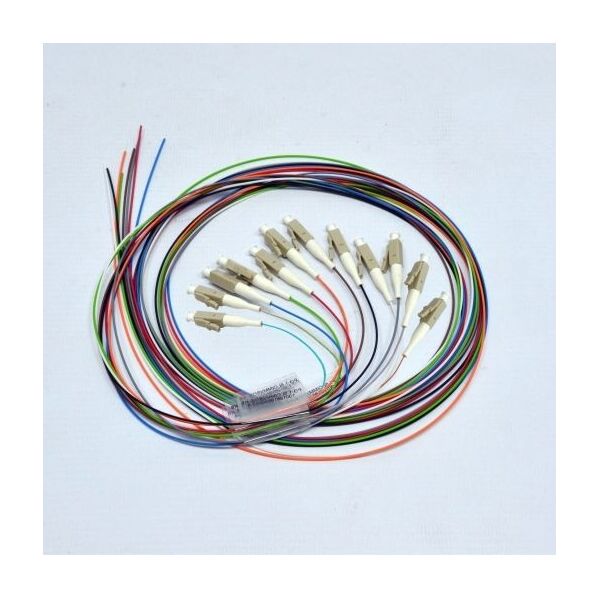 

Набор цветных пигтейлов LC-UPC 1.5 m, OM3, Easy strip, для 12 волокон