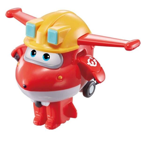 

Super Wings Игровая фигурка-трансформер Transform-a-Bots Build-It Jett, Джетт строитель