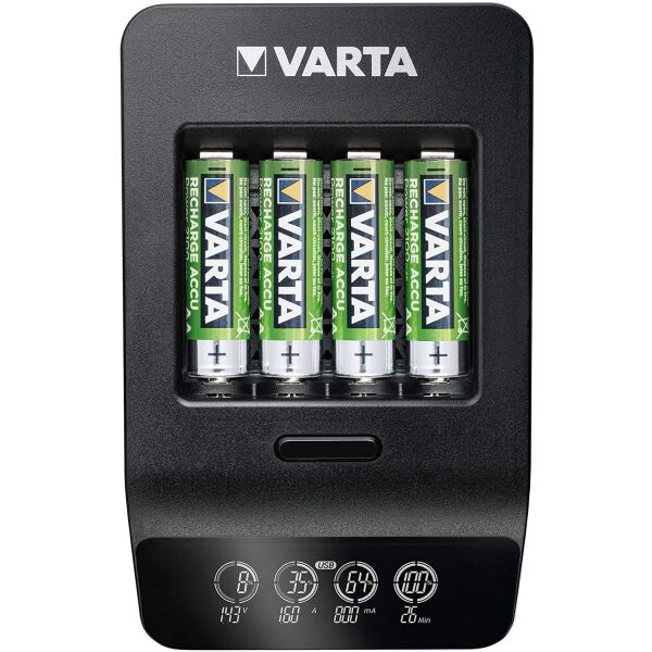 

Зарядное устройство VARTA LCD Smart Plus CHARGER+4xAA 2100 mAh