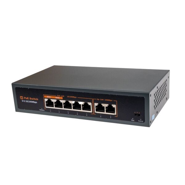 

PoE коммутатор 5 портов SEVEN P-7325