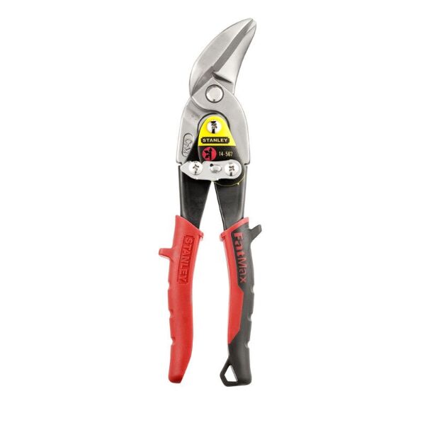 

Ножницы по металлу Stanley 250мм левые прямой рез (блистер)