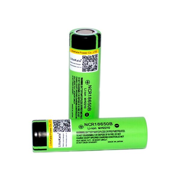 

Аккумулятор 18650 Li-Ion LiitoKala Lii-34B-JT, 3400mah （3200-3400mah）, 3.7V (2.75-4.2V), Green, PVC BOX