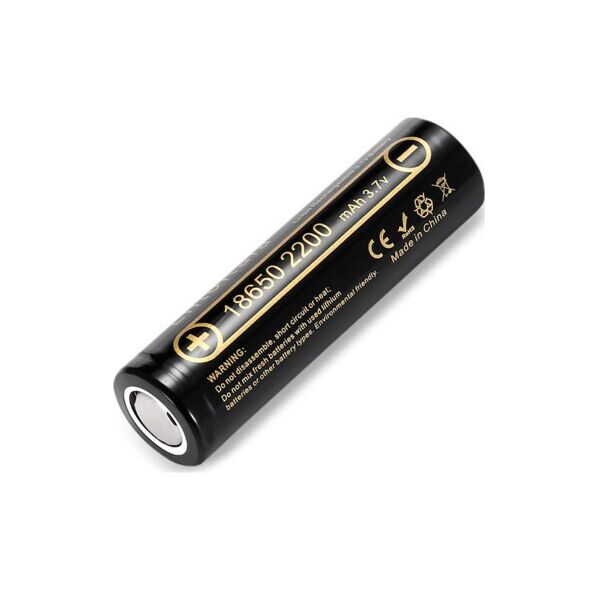 

Аккумулятор 18650 Li-Ion LiitoKala Lii-22A, 2200mah （2100-2300mah）, 3.7V (2.75-4.2V), Black, PVC BOX Q2, цена за 1 шт
