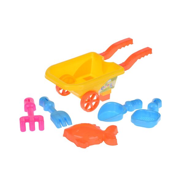 

Набор для игры с песком Same Toy 6 ед желтый B015-Eut-1