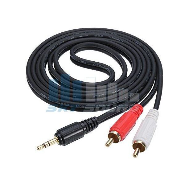 

Межблочный кабель Mini Jack - 2RCA SKY SOUND RC-002 (3m) PRO