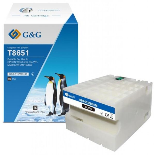 

Картридж G&G Epson WF-M5190/WF-M5690 black 10K (G&G-C13T865140)