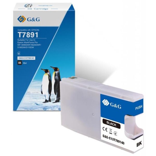 

Картридж G&G Epson WF-5110/WF-5620 black XXL 4K (G&G-C13T789140)