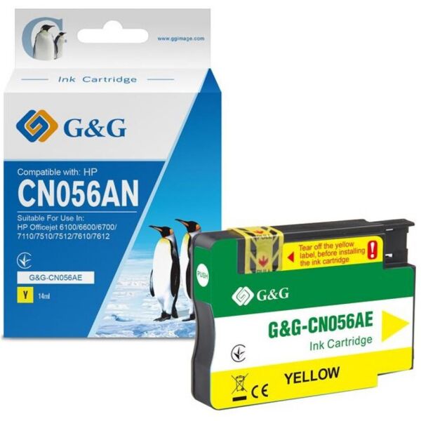 

Картридж G&G HP No.933 XL Premium Yellow (G&G-CN056AE)