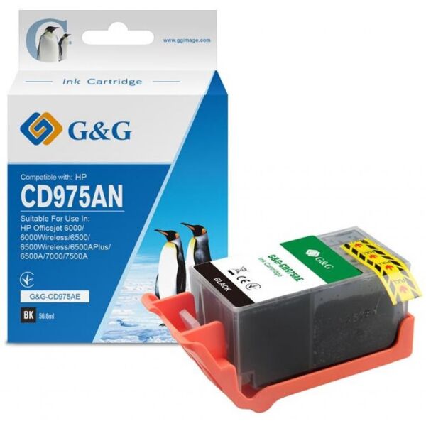 

Картридж G&G HP No.920XL OJ6000/6500/7000/7500 Black (G&G-CD975AE)