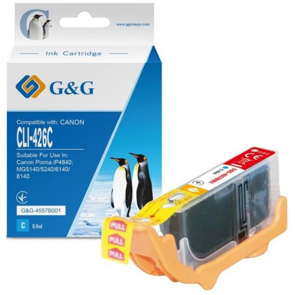 

Картридж G&G Canon CLI-426 Cyan (G&G-4557B001)
