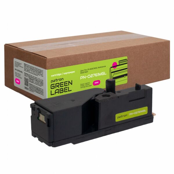 

Тонер-картридж Patron Xerox 106R02761 Green Label, Magenta (PN-02761MGL)