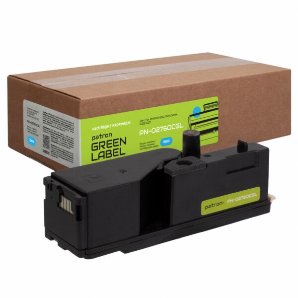 

Тонер-картридж Patron Xerox 106R02760 Green Label, Cyan (PN-02760CGL)