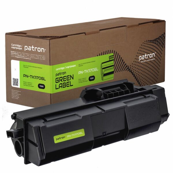 

Тонер-картридж Patron KYOCERA TK-1170 GREEN Label (PN-TK1170GL)