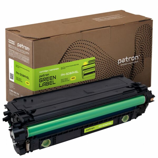 

Картридж Patron HP 508A (CF362A) Green Label, Yellow (PN-508AYGL)