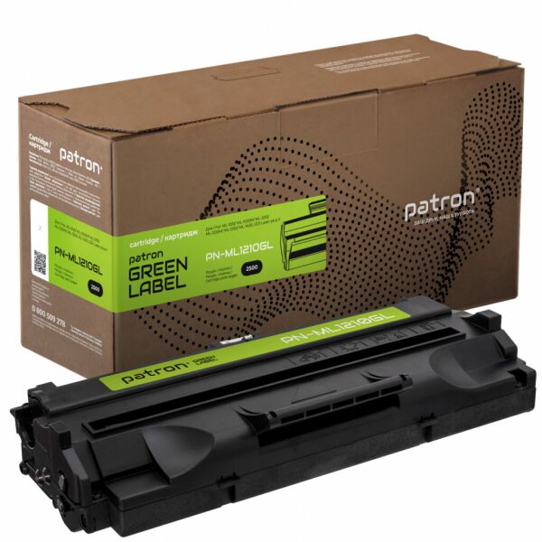 

Картридж Patron SAMSUNG ML-1210D3 GREEN Label (PN-ML1210GL)
