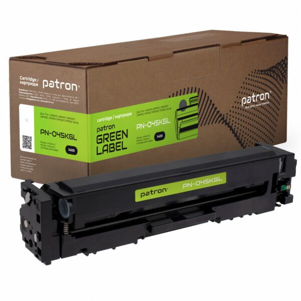

Картридж Patron CANON 045 BLACK GREEN Label (PN-045KGL)