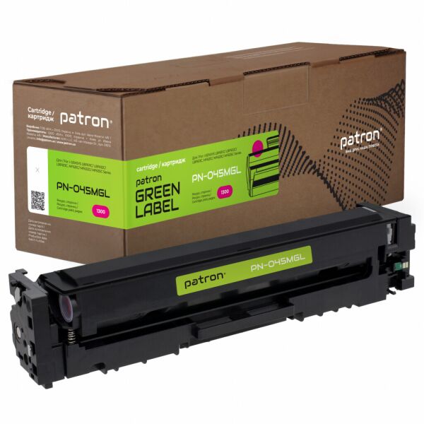 

Картридж Patron CANON 045 MAGENTA GREEN Label (PN-045MGL)