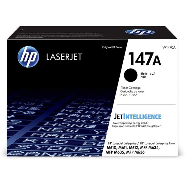 

Картридж HP LJ 147A Black 10.5K (W1470A)
