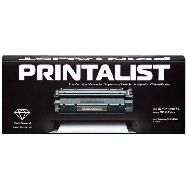 

Картридж Printalist Samsung SL-C430W/C480W, SU108A Black (Sam-K404S-PL)