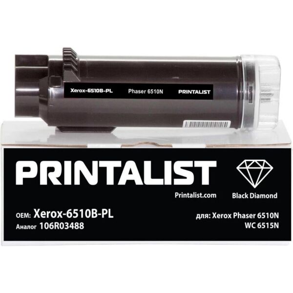 

Тонер-картридж Printalist Xerox Ph6510N, WC 6515N, 106R03488 Black (Xerox-6510B-PL)