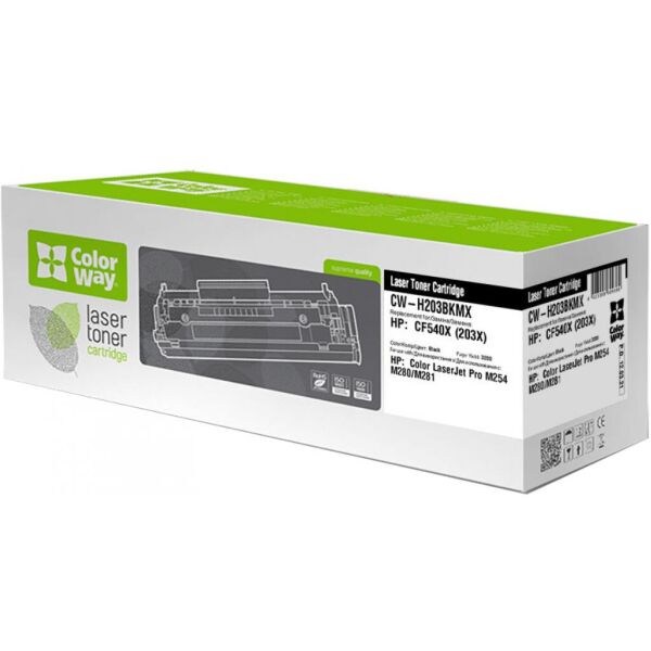 

Картридж ColorWay HP CF540X, CLJ M280/M281/M254 Black (CW-H203BKMX)