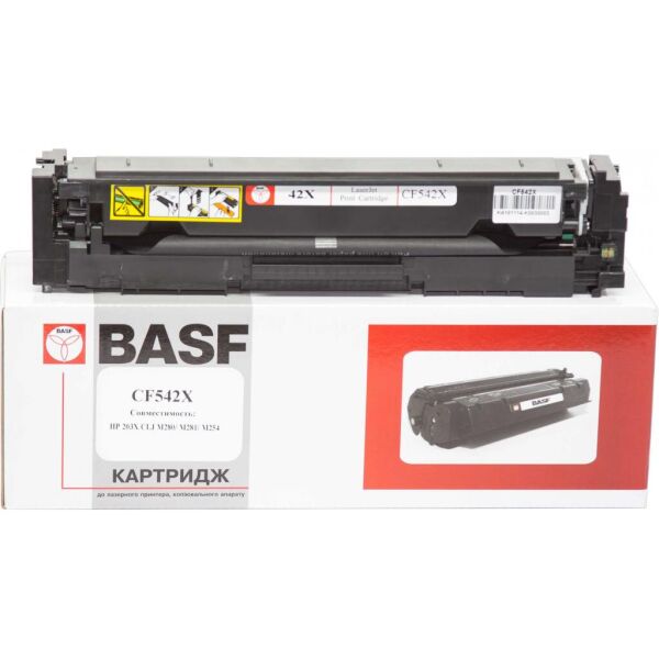 

Картридж BASF для HP CLJ M280/M281/M254 Х Yellow (KT-CF542Х)
