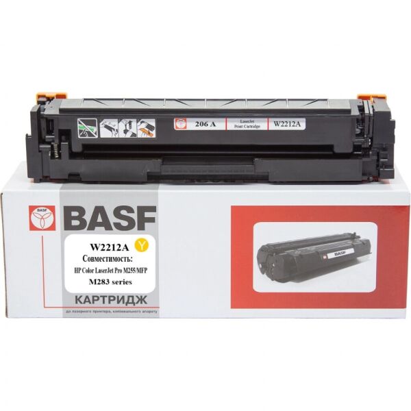 

Картридж BASF HP CLJ M255, MFP M282/M283 W2212A Yellow (BASF-KT-W2212A-WOC)