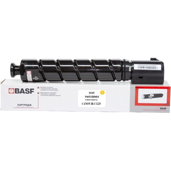

Тонер-картридж BASF Canon 034, 9451B001 Yellow (KT-034Y)