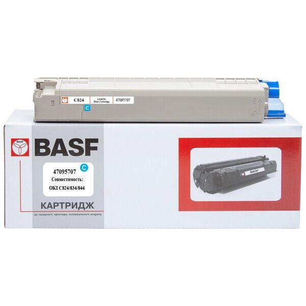 

Тонер-картридж BASF OKI C824/834/844/ 47095707 Cyan (KT-47095707)