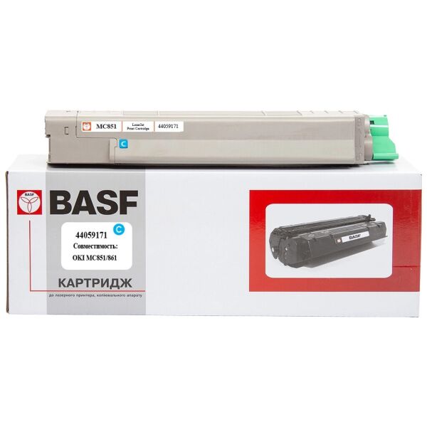

Тонер-картридж BASF OKI MC851/861/ 44059171 Cyan (KT-MC851C)