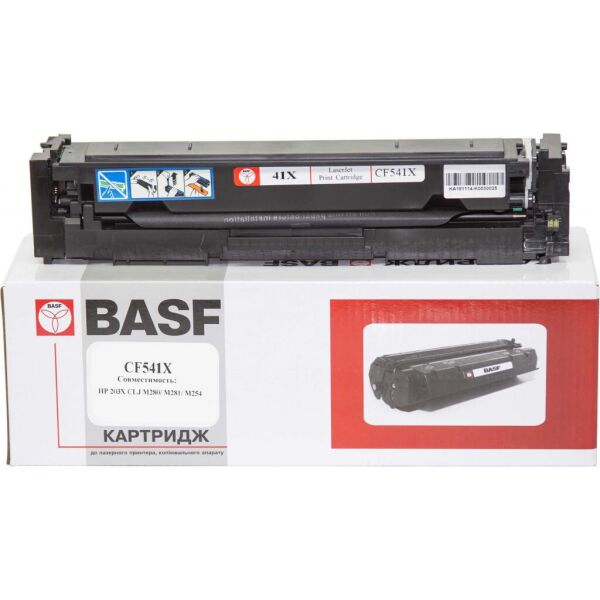 

Картридж BASF для HP CLJ M280/M281/M254 Х Cyan (KT-CF541Х)
