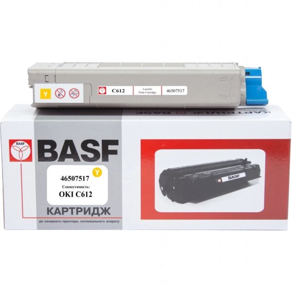 

Тонер-картридж BASF OKI C612/ 46507517 Yellow (KT-46507517)