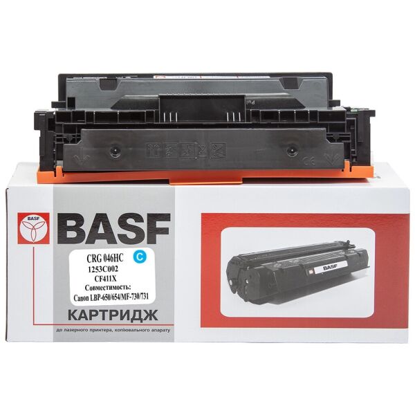 

Картридж BASF Canon 046H, 1253C002/CF411X Cyan (KT-046HC-U)
