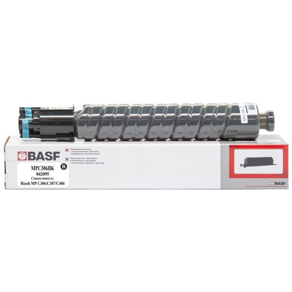 

Тонер-картридж BASF Ricoh MP C306/C307/C406 842098 Black (KT-MPC306BK)