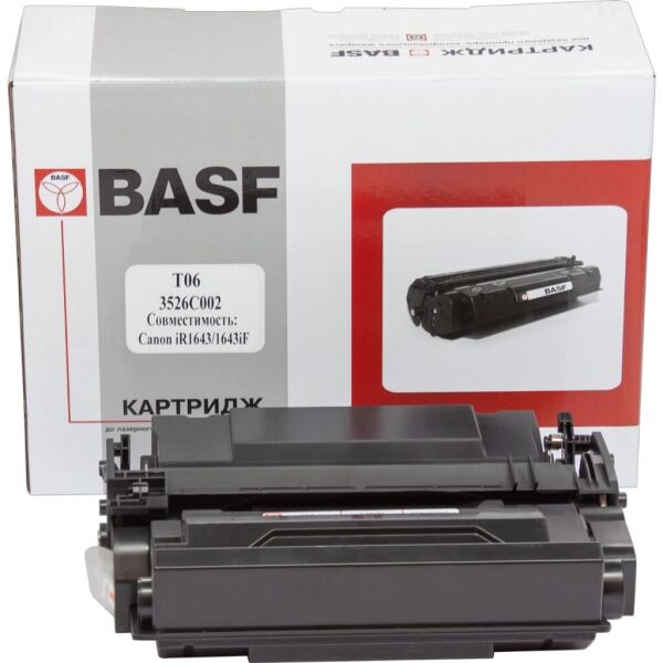 

Картридж BASF Canon T06/3526C002 для iR1643/1643i/1643iF Black without chip (BASF-KT-T06-WOC)